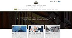 Desktop Screenshot of cerdeiraeadvogados.com.br