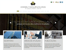 Tablet Screenshot of cerdeiraeadvogados.com.br